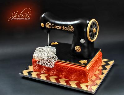 Sewing Machine Cake - Cake by Premierbakes (Julia)