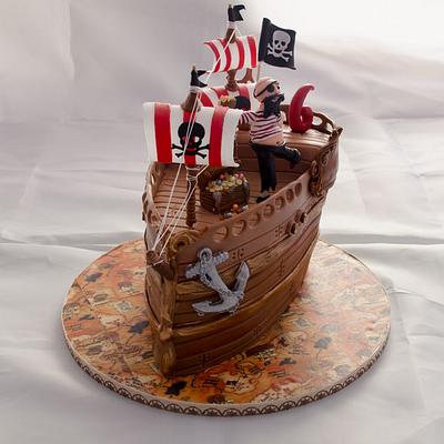 Pirate Ship cake - Cake by Rositsa Lipovanska