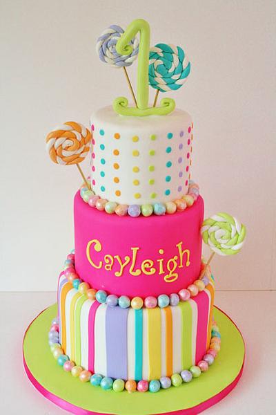 Birthday Cakes NJ Candy Custom Cakes - Cake by Leo Sciancalepore