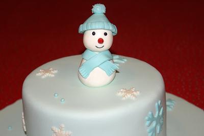 Snow flakes - Cake by Isabel Sousa