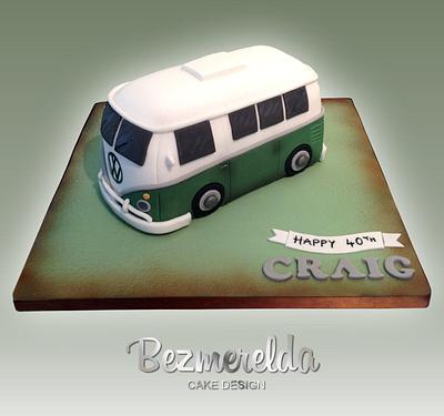 VW Camper Van Cake - Cake by Bezmerelda