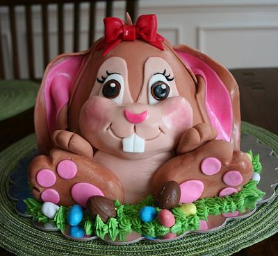 Who says the Easter Bunny is a boy???..... - Cake by Kim