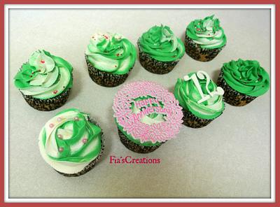 12th Anniversary Cupcakes - Cake by FiasCreations