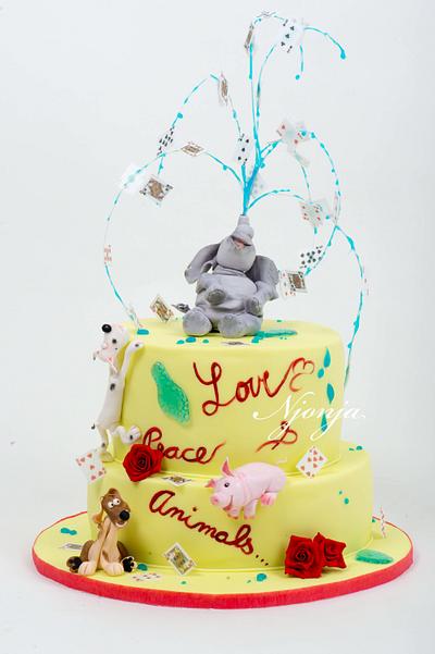 Crazy wedding cake - Cake by Njonja