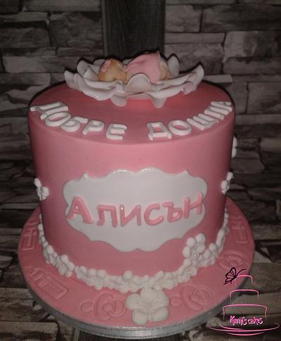 Cake "Welcome Alyson" - Cake by KamiSpasova