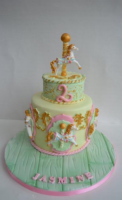 Carousel cake - Cake by Karen Keaney