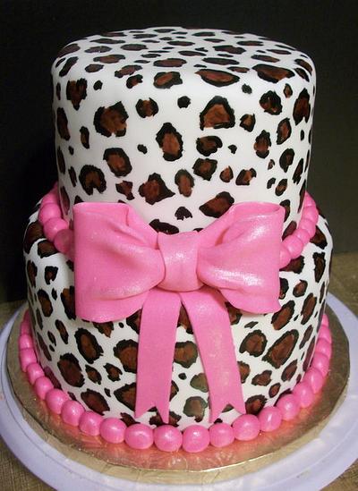Leopard Print Cake - Cake by Tracy's Custom Cakery LLC