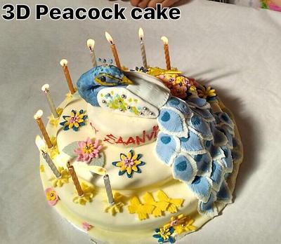 Peacock Cake - Cake by Anjali Sethi