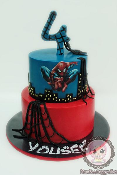 Spiderman cake - Cake by YumZee_Cuppycakes