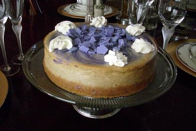 Lavendar and Vanilla Cream Cheesecake - Cake by CheesecakeLady