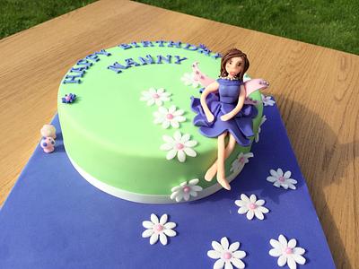 Purple fairy - Cake by Littlelizacakes