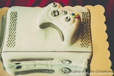X-Box and Controller Birthday Cake - Cake by Jennifer's Edible Creations