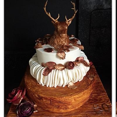 Deer Cake for Dear friend  - Cake by Lisa Templeton