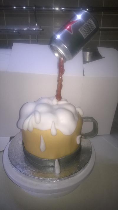 beer birthday cake - Cake by evisdreamcakes