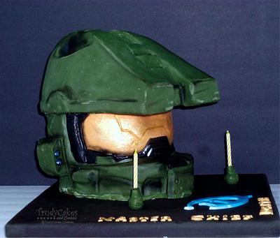 Halo Master Chief - Cake by TrudyCakes