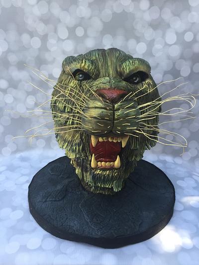 King Midas Tiger (turning into gold or turning back) - Cake by Joliez