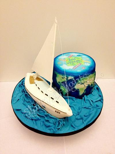 Bon Voyage - Cake by Starry Delights