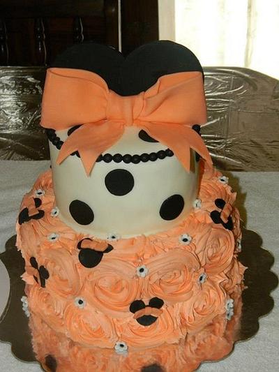 Mini Mouse  - Cake by donnascakes