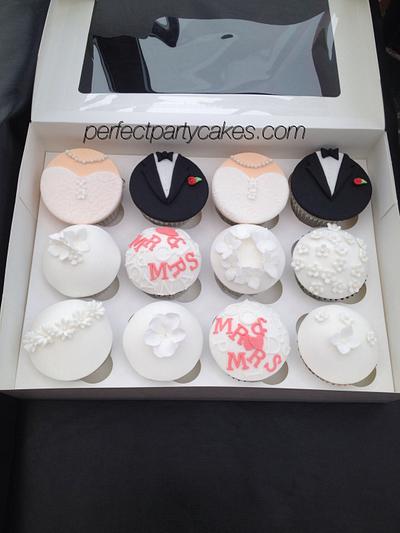 Wedding cupcakes.  - Cake by Perfect Party Cakes (Sharon Ward)