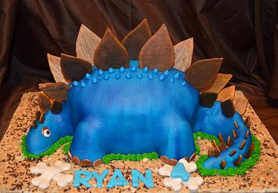 Stegosaurus Cake - Cake by Rita's Cakes