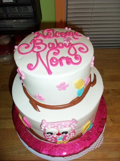 Baby Nora - Cake by Jennifer C.