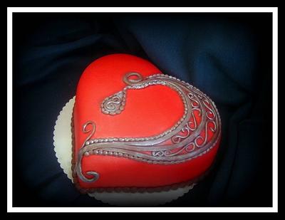 gothic heart - Cake by Ildikó Dudek