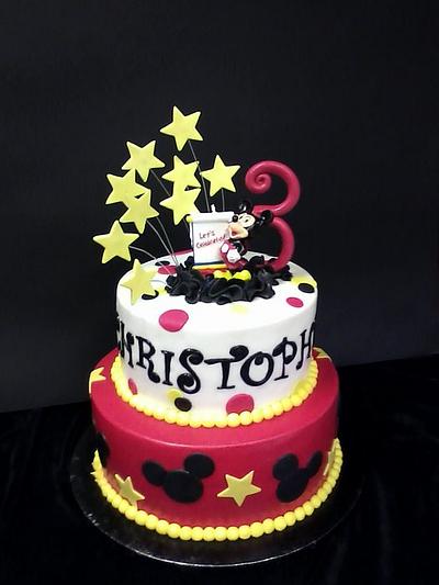 Mickey For Christopher - Cake by Cheryl's Creative Cakery