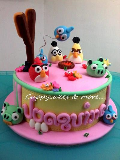 Angry birds cake - Cake by dianne