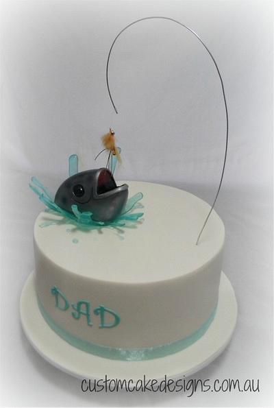 Splashing Fish Cake - Cake by Custom Cake Designs