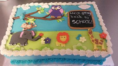 Back to School - Cake by Baked By Valeri