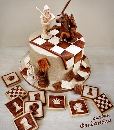 Cookies “Chess” - Cake by FondanEli