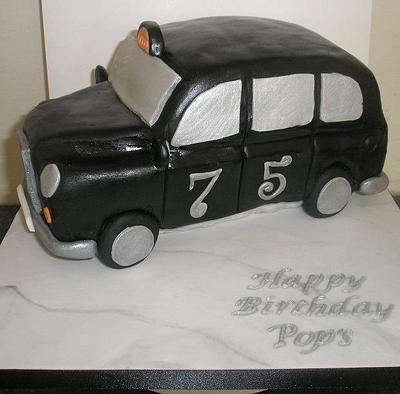 London Taxi  Cab - Cake by Mrsmac63