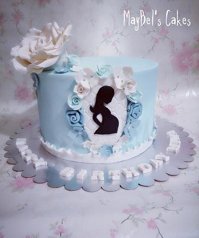 Pregnancy Cake  - Cake by MayBel's cakes