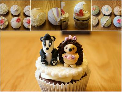 Wedding Cupcake Selection For Badge & Hedge - Cake by NooMoo