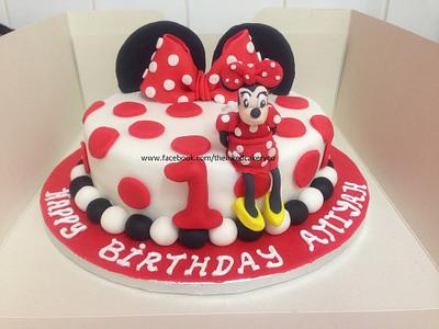 minnie mouse - Cake by inkedcakery