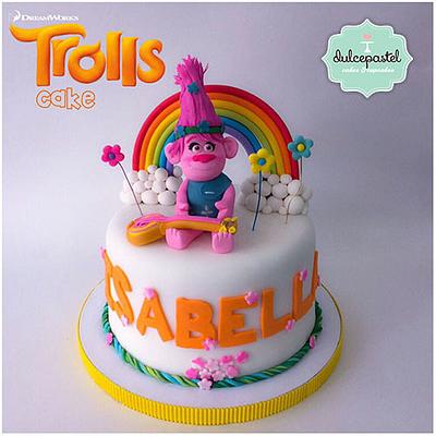 Torta Trolls Cake - Cake by Dulcepastel.com