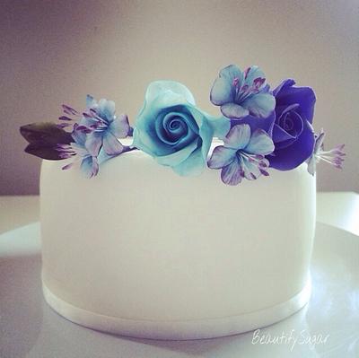 Rose & Blossoms  - Cake by Audrey