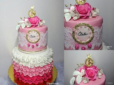 Birthday vintage cake - Cake by Daphne