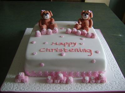 Christening Cake - Cake by sue