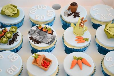 Garden cupcakes - Cake by Roo's Little Cake Parlour