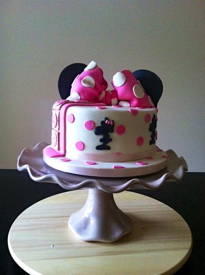 Mini Mouse Cake - Cake by My Enticing Icing 