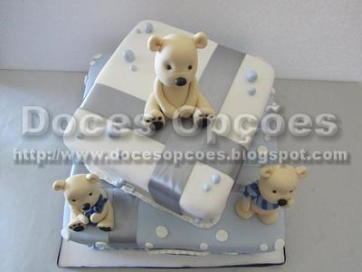 baptism cake - Cake by DocesOpcoes