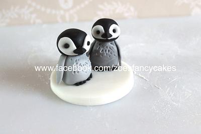 Simple little baby penguins - Cake by Zoe's Fancy Cakes