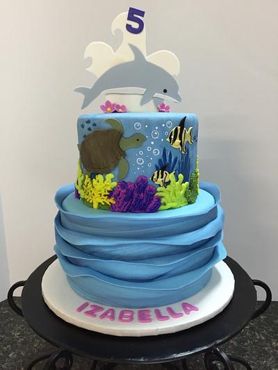 Dolphin Cake - Cake by Melanie Mangrum