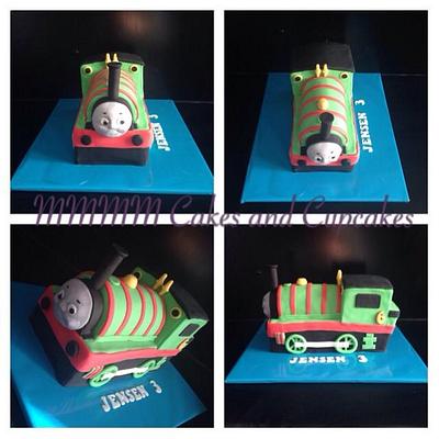 Percy the tank engine - Cake by Mmmm cakes and cupcakes
