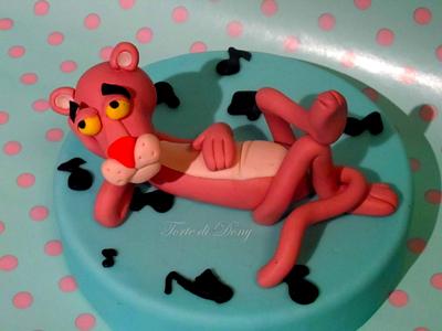 The Pink Panter topper - Cake by Donatella Bussacchetti