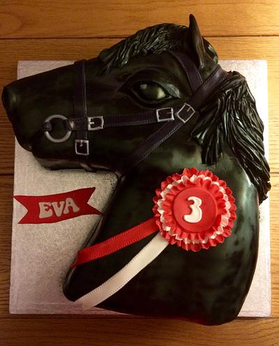Horse head cake - Cake by Daisychain's Cakes