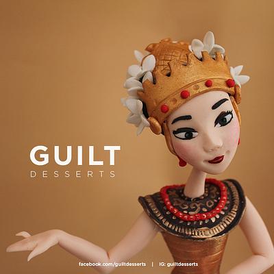 Balinese Dancer - Cake by Guilt Desserts
