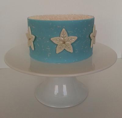 Snowflake cake - Cake by crnewbold