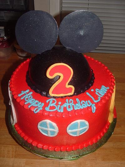 Liam's Mickey Mouse Club - Cake by Jennifer C.